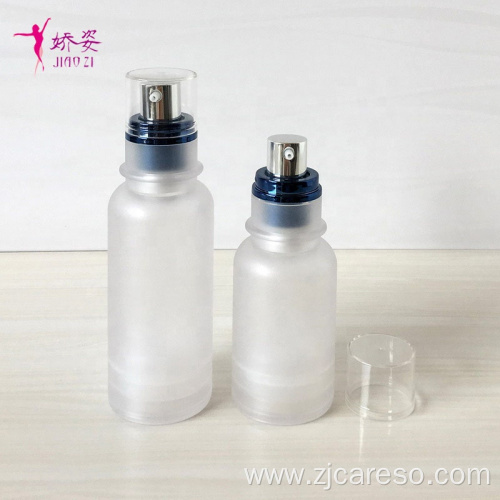 Round Shoulder AS Airless Pump Bottle Vacuum Bottle
